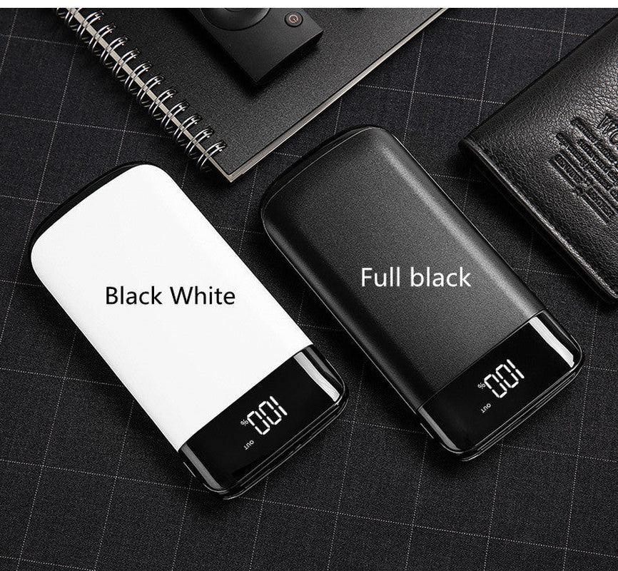 High-Capacity Portable Charger for Smartphones with Full Display